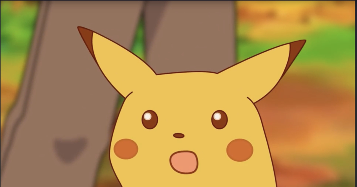 surprised Pikachu